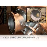 Unicast Ceramic-Lined Slurry Valve in Action (CLV)  Unicast Wear Parts