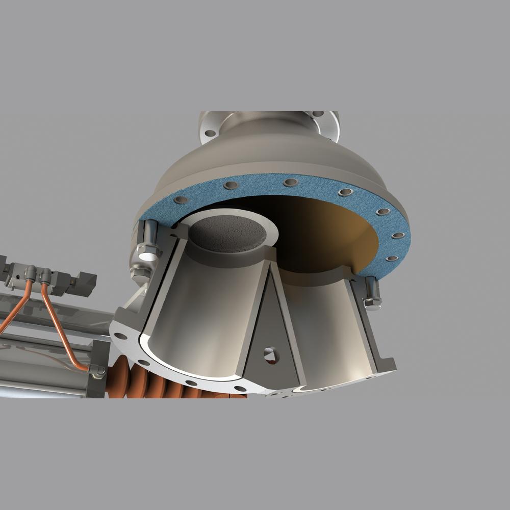 Ceramic-Lined Slurry Valve Cutaway  Unicast Wear Parts