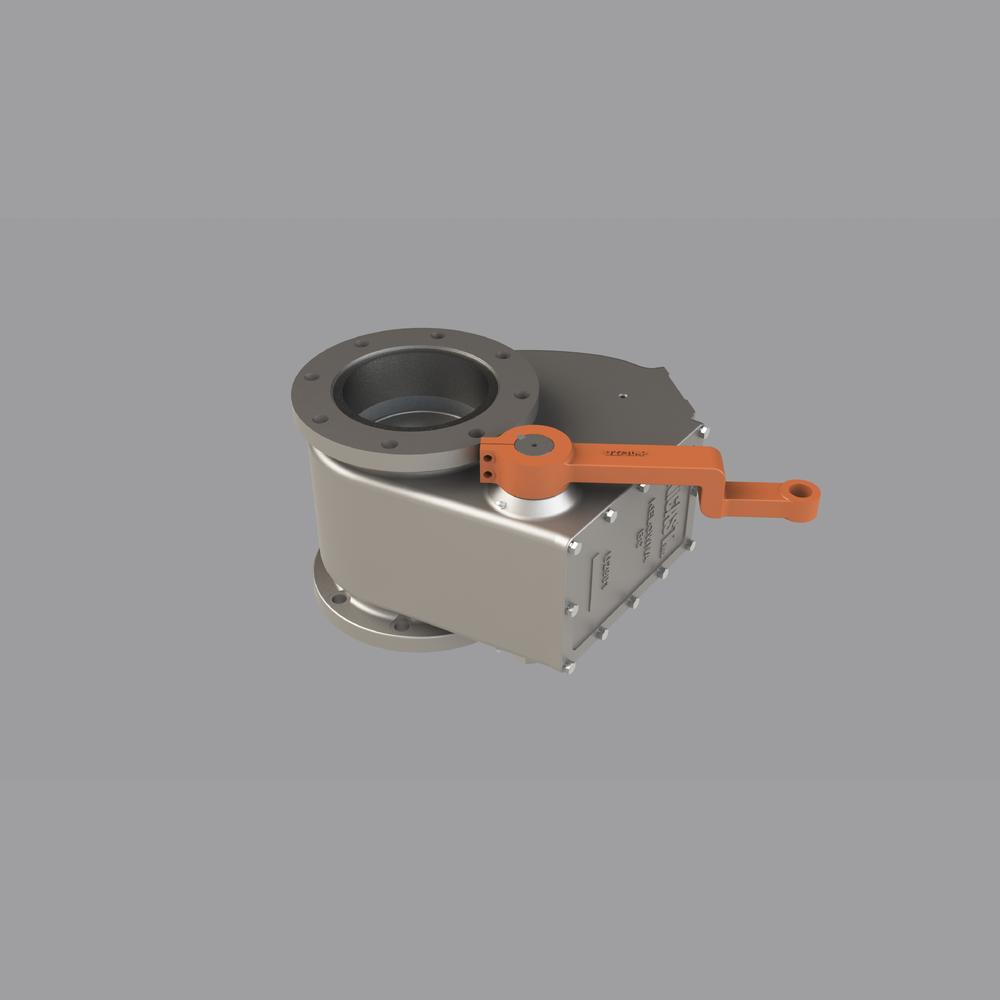 Manual Shut-Off Valve configuration.  Unicast Wear Parts